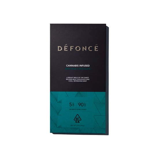 Defonce - Mint Milk Chocolate Bar (100mg THC)